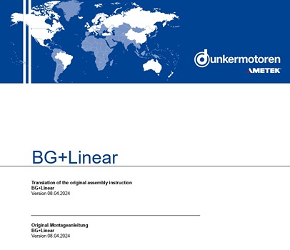 Cover of Assembly Instrtuction for BG+Linear Motors
