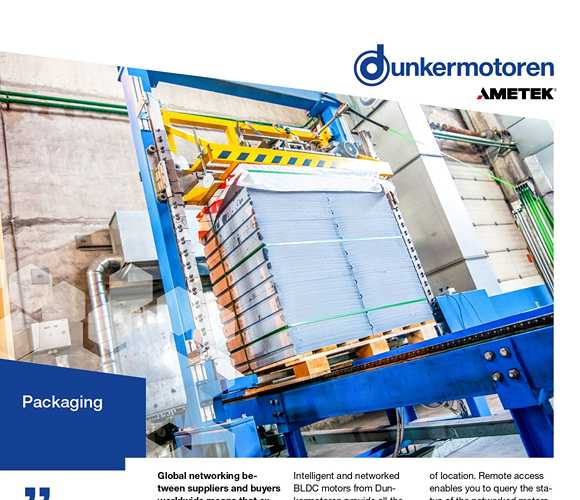 Motors for the packaging industry