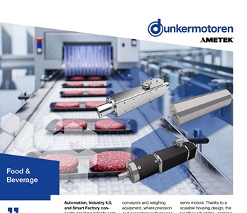 Motors for Food and Beverage industry