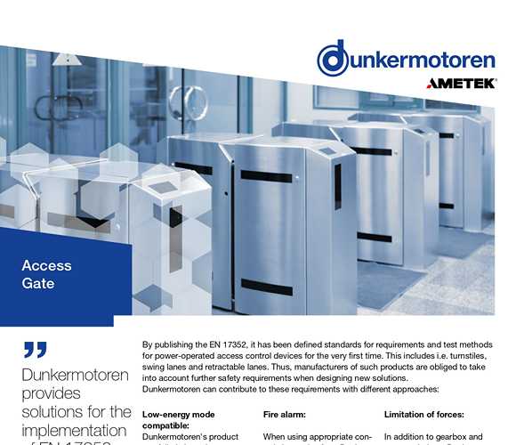 Motors for Access Gates