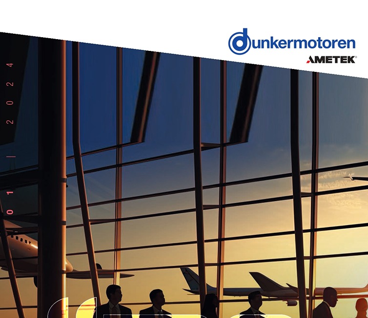 Customer Magazine Dunkermotoren Issue 8 Cover Airport by Sunset