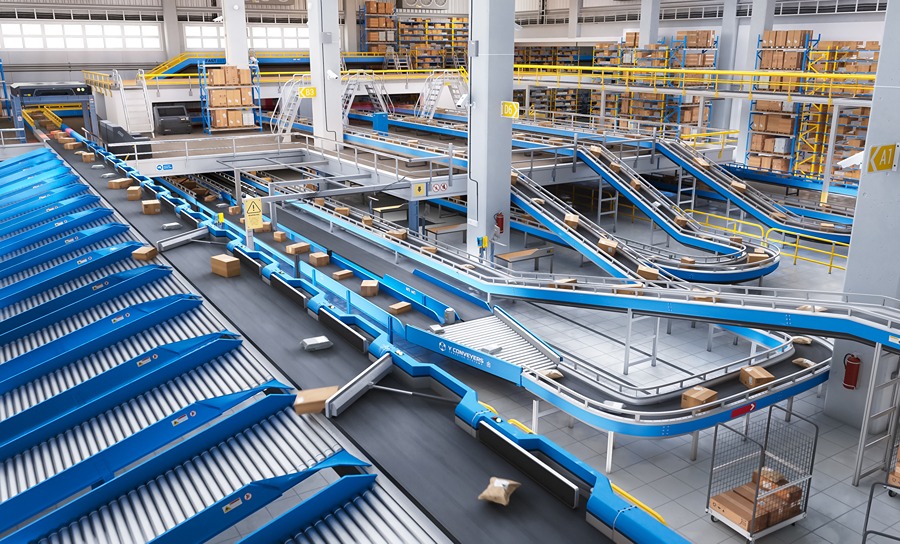 Sorting System with BLDC Motors from Dunkermotoren