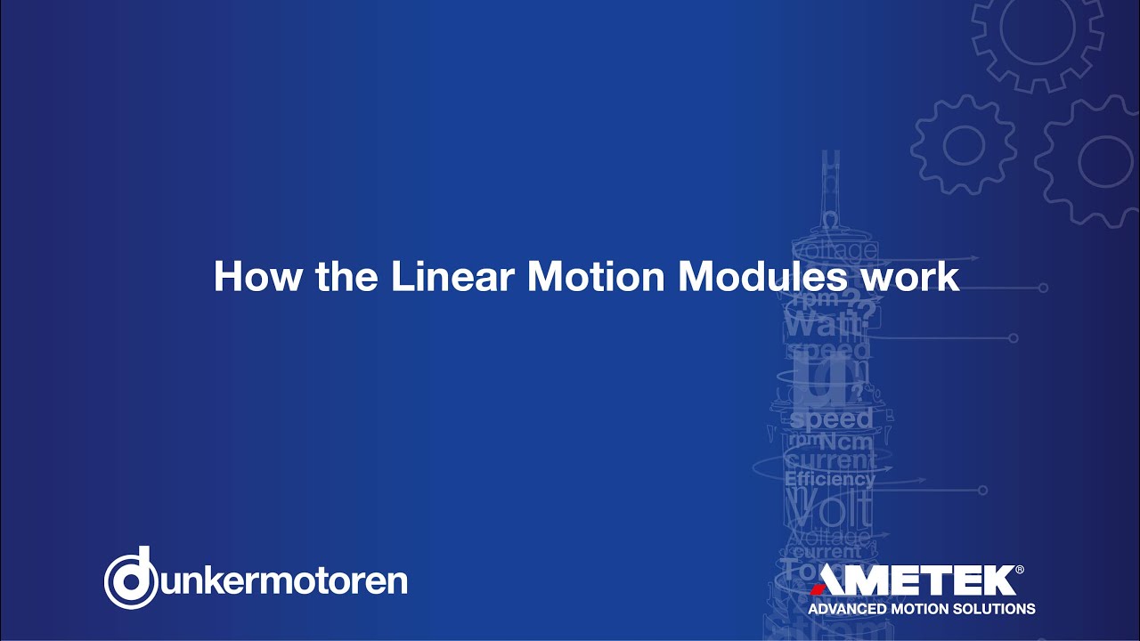 Linear Motion Tutorial