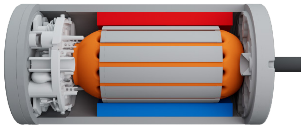 Brushed Motor from dunkermotoren inside