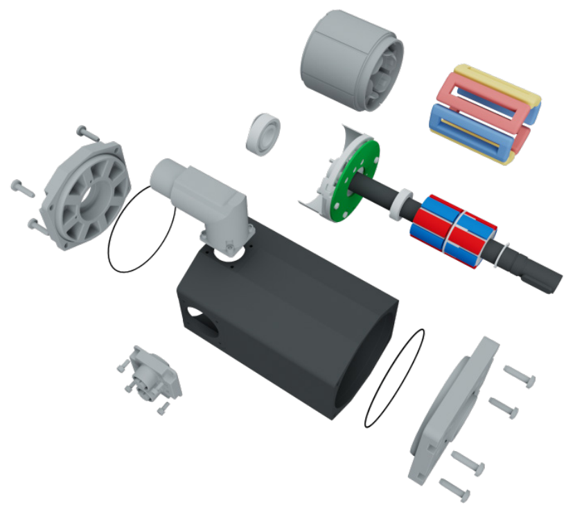 Components of a Brushless DC Motor