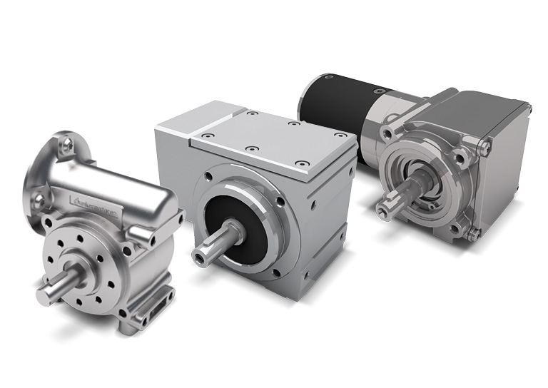 Three Angular Gearboxes